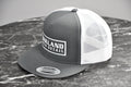 Grey Front/White Mesh Hat