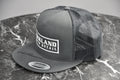 Grey Front/Charcoal Mesh Hat - Autographed - Black Marker