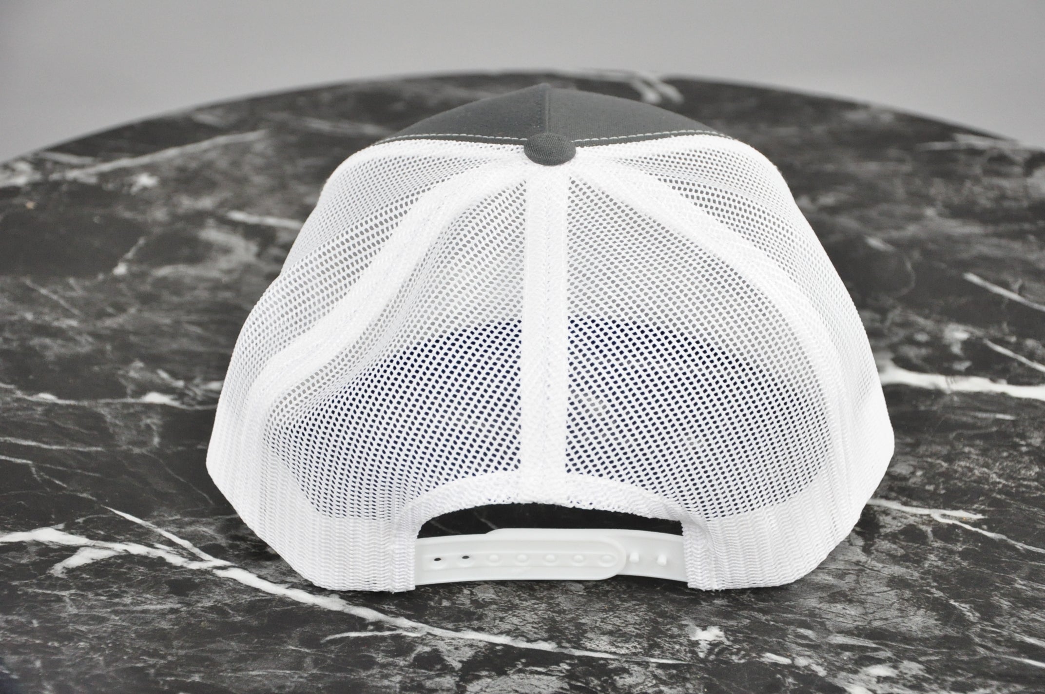 Grey Front/White Mesh Hat - Autographed - Silver Marker