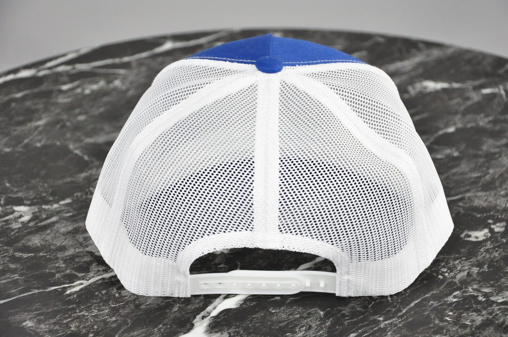 Blue Front/White Mesh Hat - Autographed - Silver Marker