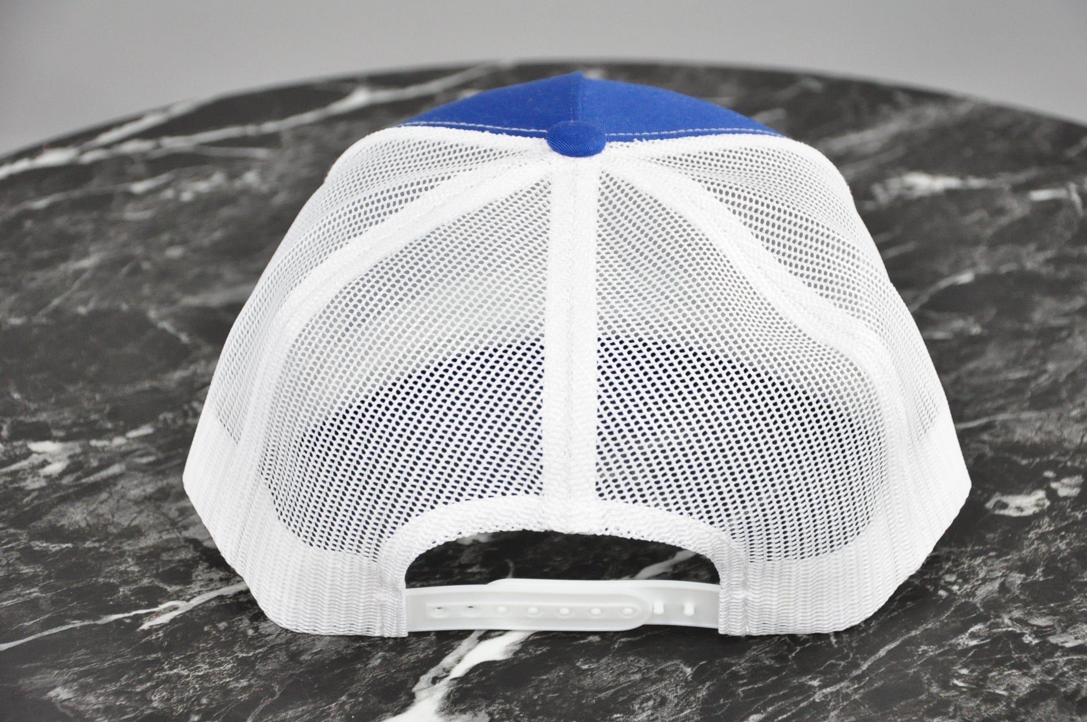 Blue Front/White Mesh Hat - Autographed - Silver Marker