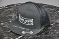 Grey Front/Charcoal Mesh Hat - Autographed - Silver Marker