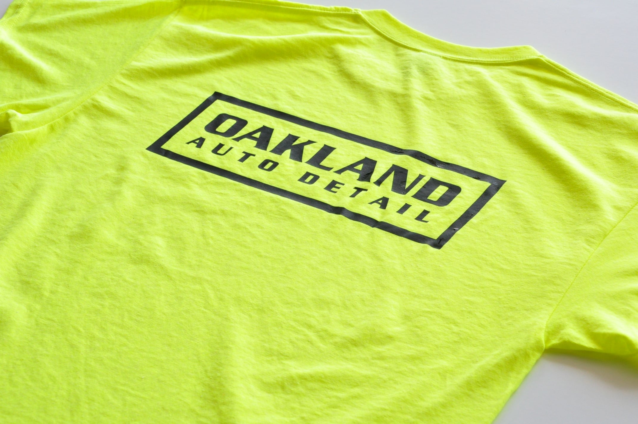 Yellow T-Shirt – Oakland Auto Detail