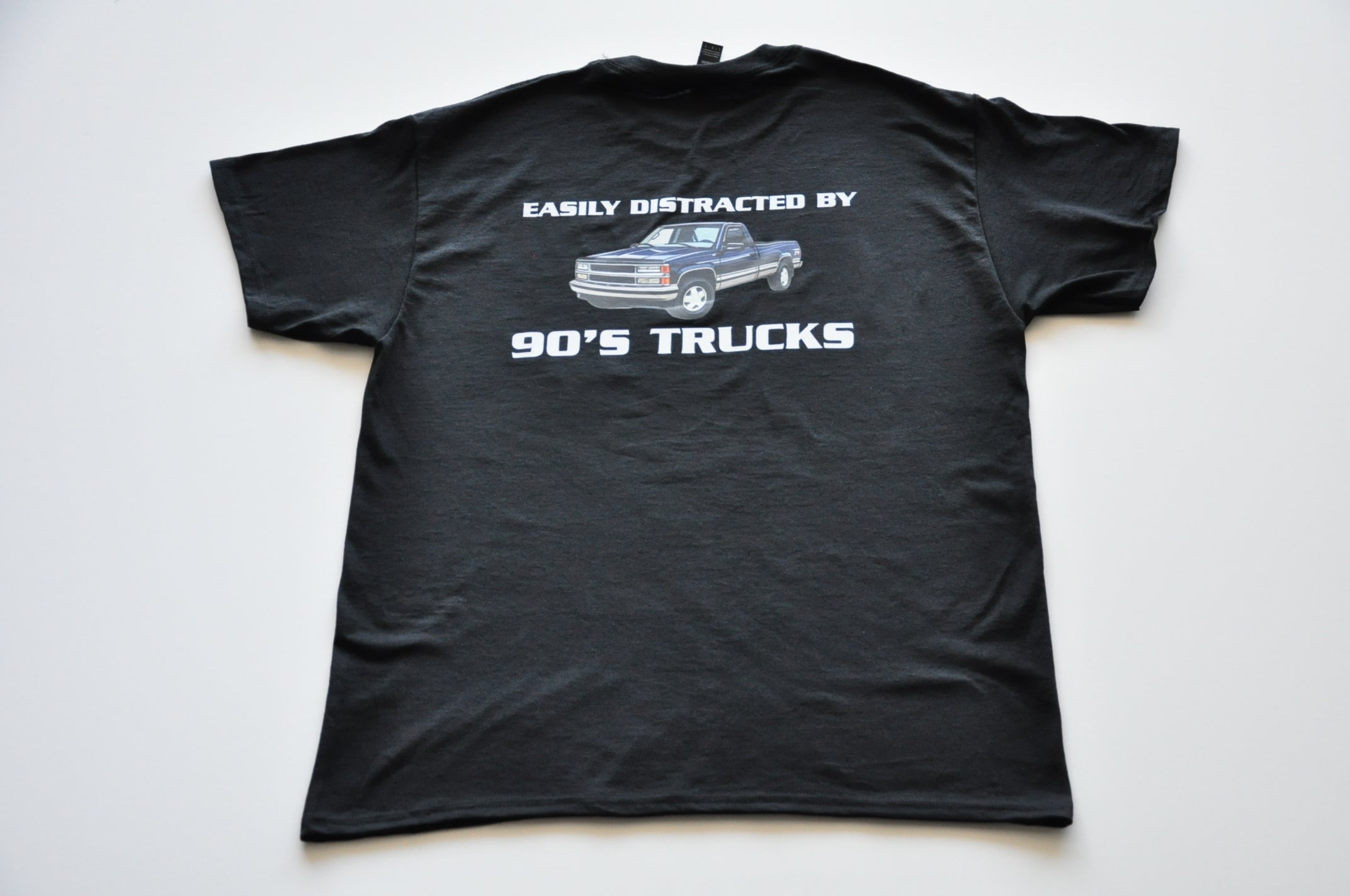 Black T-Shirt – 90's Trucks -Oakland Auto Detail